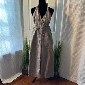 Gray Halter Jumpsuit